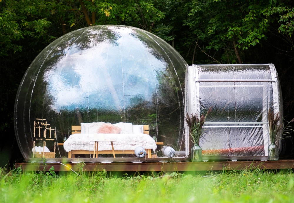 outdoor bubble tent